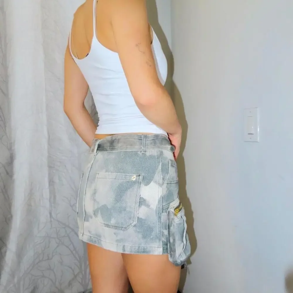 Blumarine Women's Grey and Khaki Skirt - Picture 5 of 5